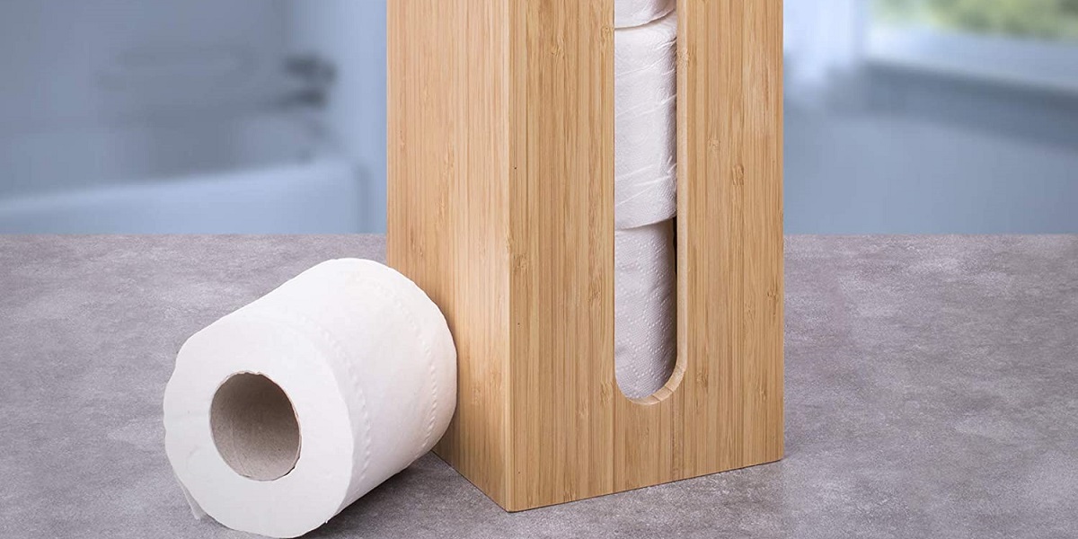 MDesign support de papier toilette sur pied sans perçage – porte